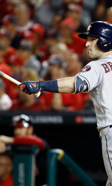 Slumping Astros star Bregman breaks loose, slams Nationals